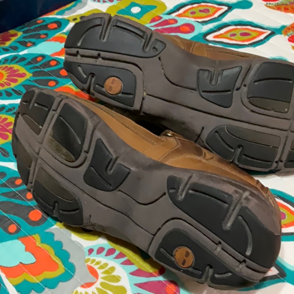 Mens brown leather shoes - Picture 2 of 4